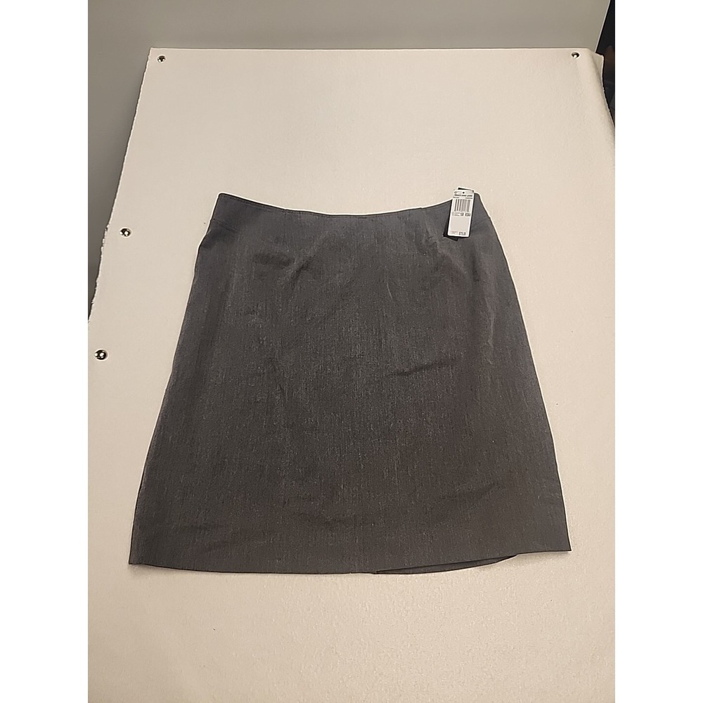 Grace Dane Lewis Side Zip Pencil Skirt Women's Size 16 W  Gray Lined Career  New